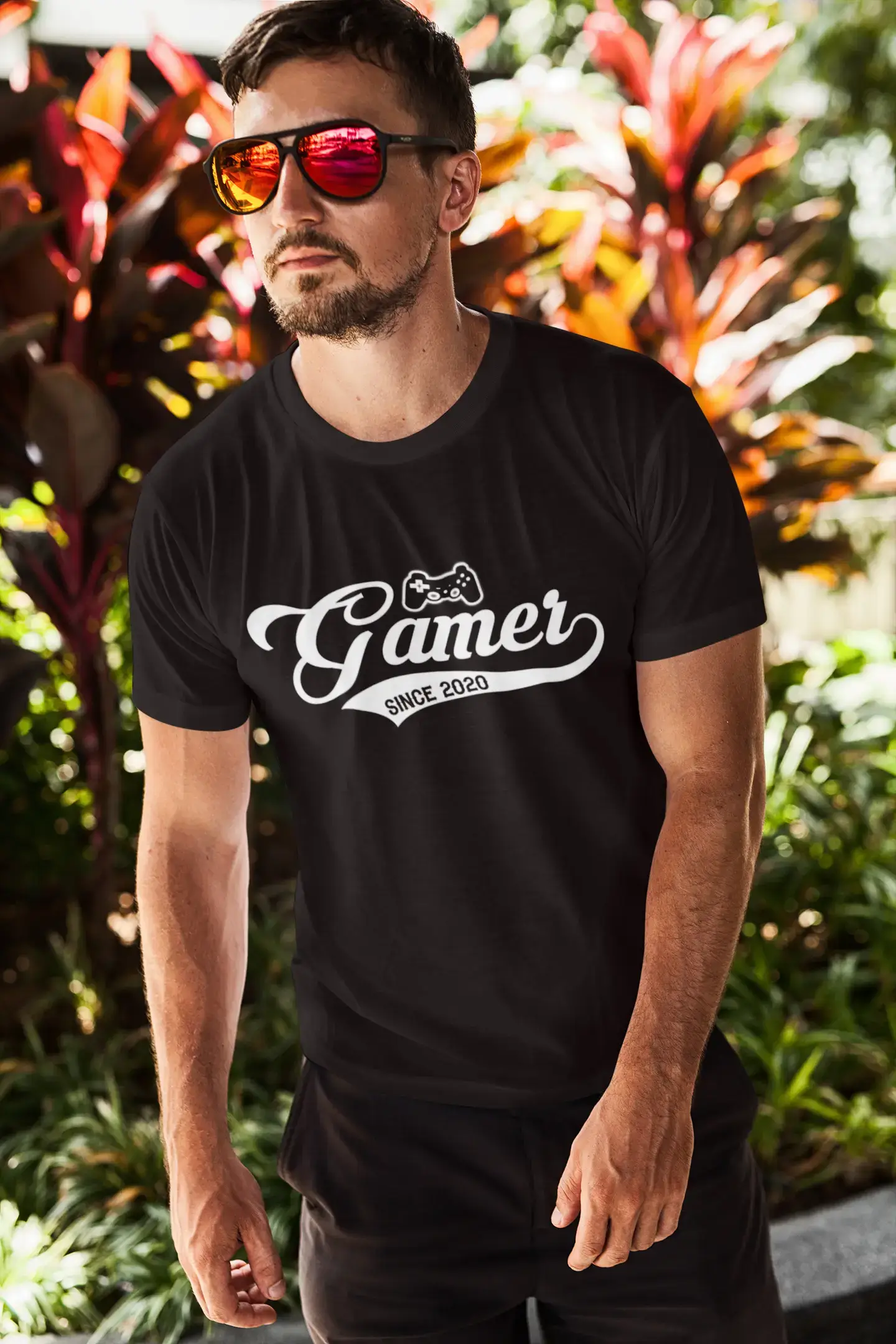 T-Shirt ULTRABASIC Homme Gamer depuis 2020 - T-Shirt Jeux Vidéo