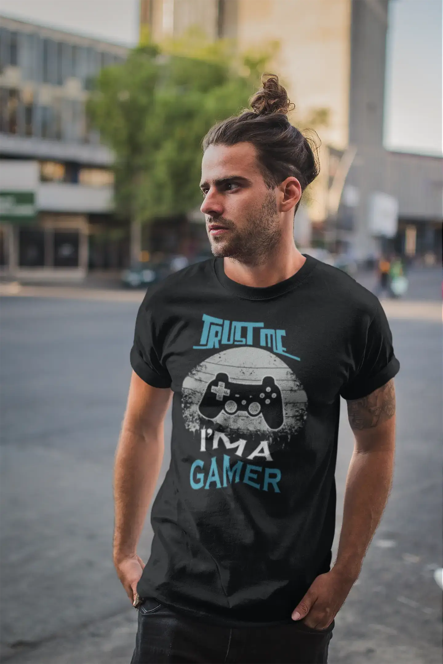 ULTRABASIC Men's Gaming T-Shirt - Trust Me I am a Gamer - Vintage Game Shirt