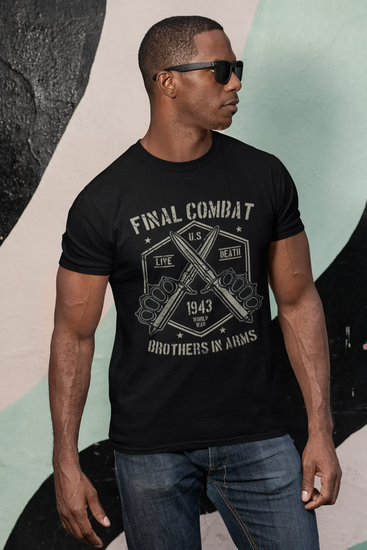 ULTRABASIC Herren T-Shirt Final Combat Brothers in Arms – US Patriotisches T-Shirt aus dem Ersten Weltkrieg