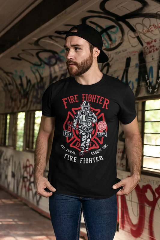 ULTRABASIC Herren T-Shirt Fire Fighter – Alle gleich außer dem Fire Fighter T-Shirt