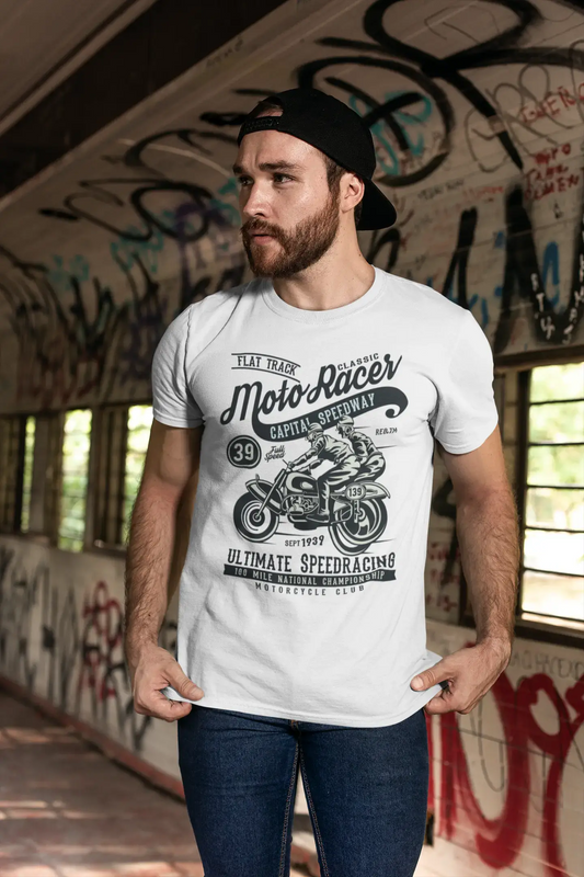 ULTRABASIC Herren T-Shirt Classic Moto Racer – Motorradclub seit 1939 T-Shirt