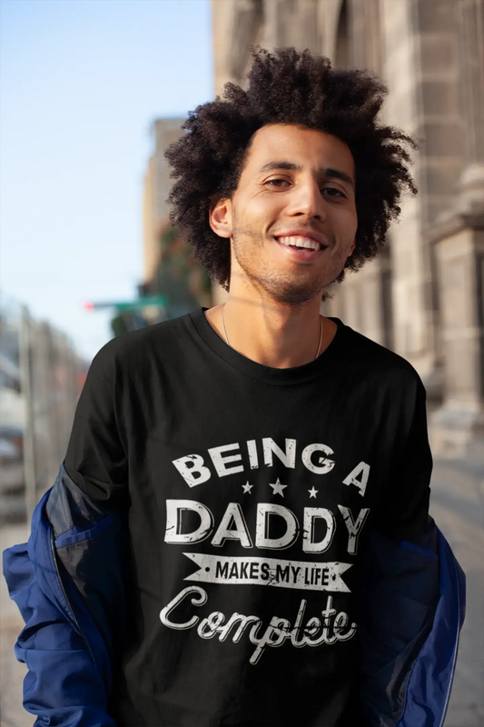 ULTRABASIC Herren-T-Shirt „Being a Daddy Makes My Life Complete“-T-Shirt