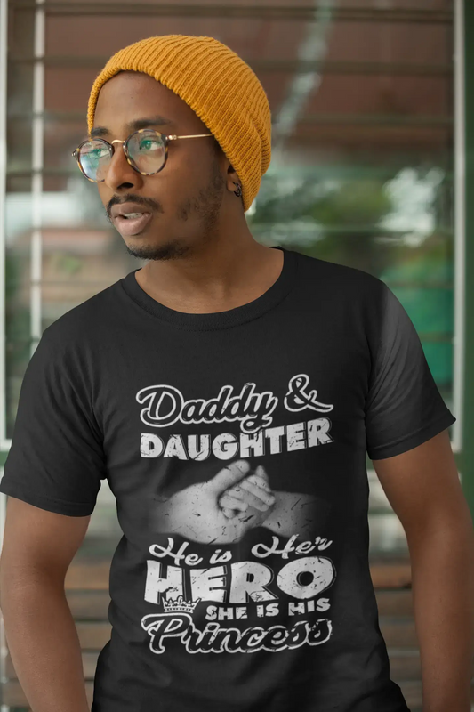 ULTRABASIC Herren-T-Shirt „Daddy and Daughter Hero and Princess“.