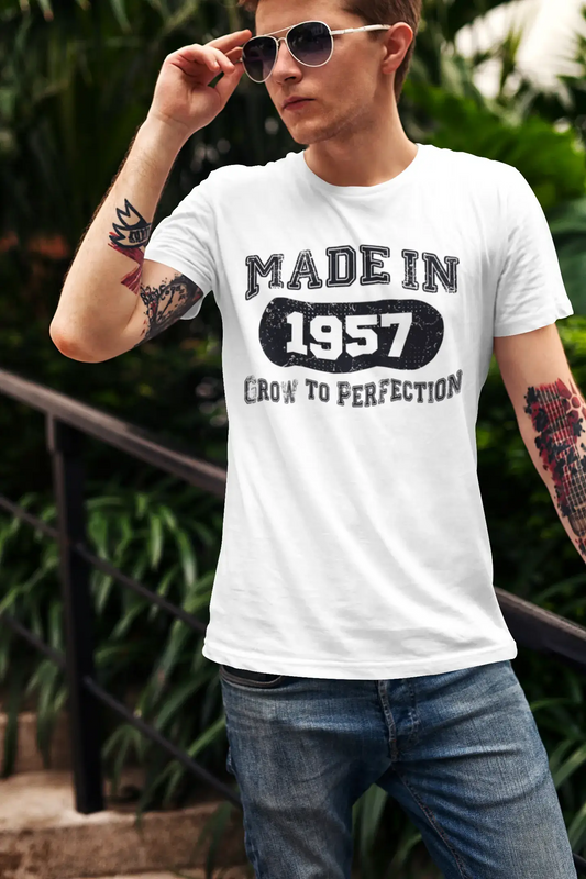 Cadeau d’anniversaire fait 1957 T-shirt, T-shirt cadeau, tee-shirt pour hommes