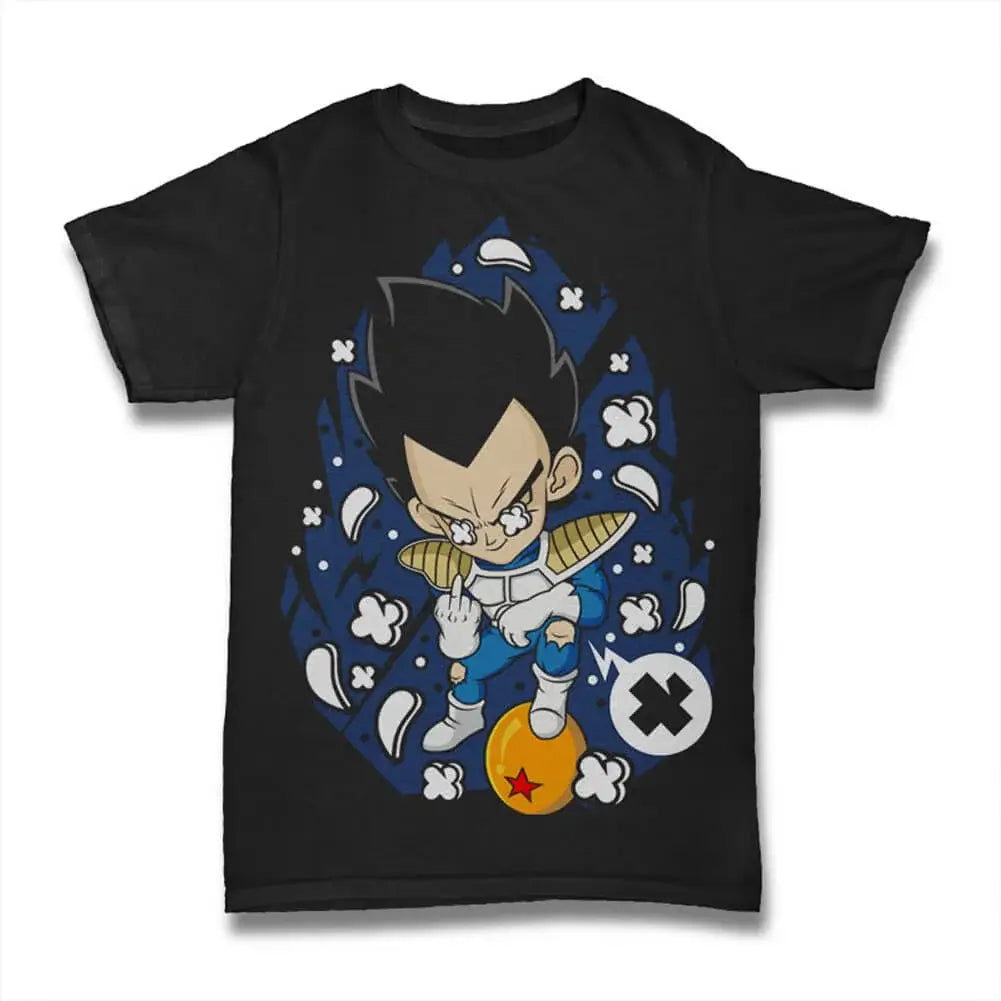 Men's Graphic T-Shirt Japanese Cartoon Prince - Fighter - Anime Eco-Friendly Limited Edition Short Sleeve Tee-Shirt Vintage Birthday Gift Novelty