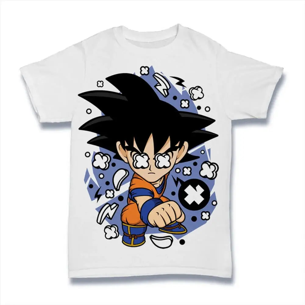 Men's Graphic T-Shirt Super Manga Shirt - Japanese Cartoon Eco-Friendly Limited Edition Short Sleeve Tee-Shirt Vintage Birthday Gift Novelty