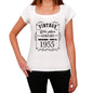 1955, Well Aged, White, Women's Short Sleeve Round Neck T-shirt 00108 ultrabasic-com.myshopify.com
