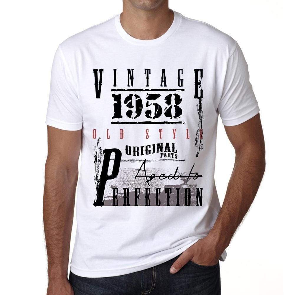 1958,birthday gifts for him,birthday t-shirts,Men's Short Sleeve Round Neck T-shirt ultrabasic-com.myshopify.com