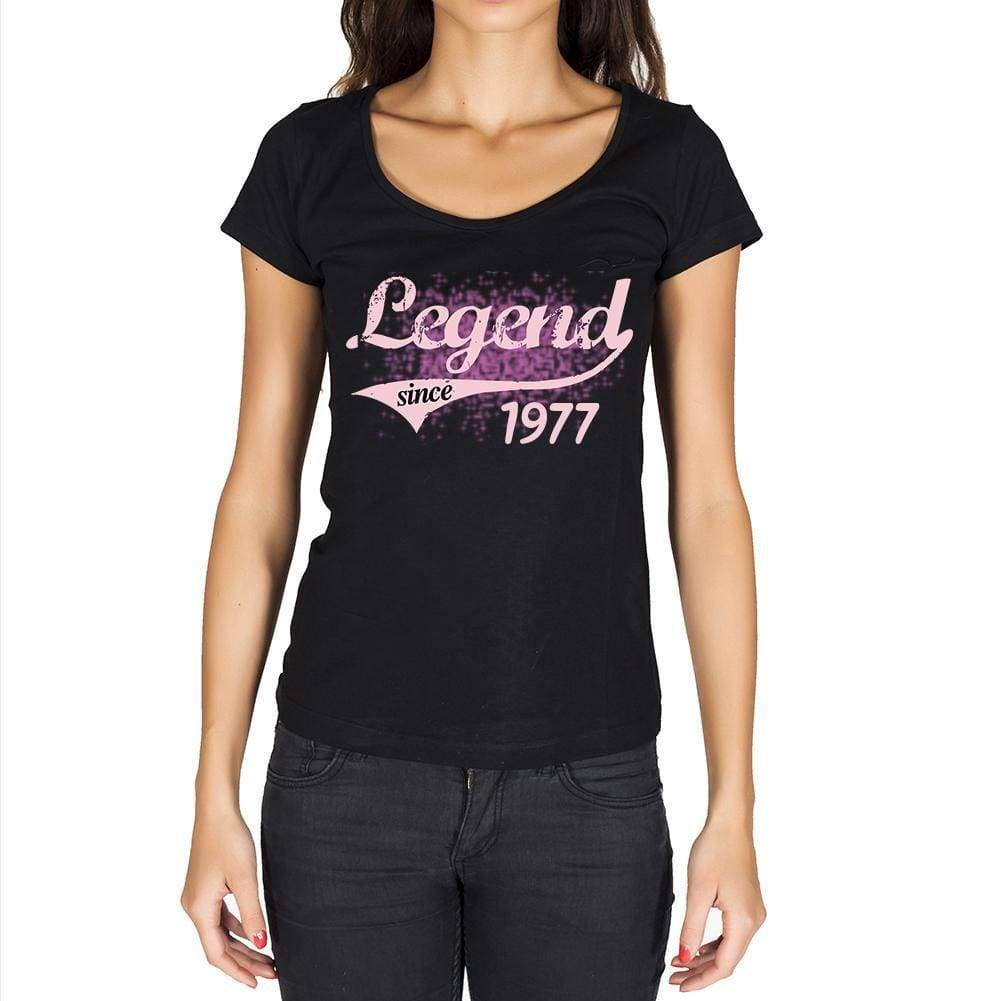 1977, T-Shirt for women, t shirt gift, black - ultrabasic-com