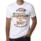 2007 Special Session Superior Since 2007 Mens T-Shirt White Birthday Gift 00522 - White / Xs - Casual