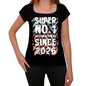 2026 Super No.1 Since 2026 Womens T-Shirt Black Birthday Gift 00506 - Black / Xs - Casual