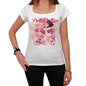 21 Port-Cartier Womens Short Sleeve Round Neck T-Shirt 00008 - White / Xs - Casual