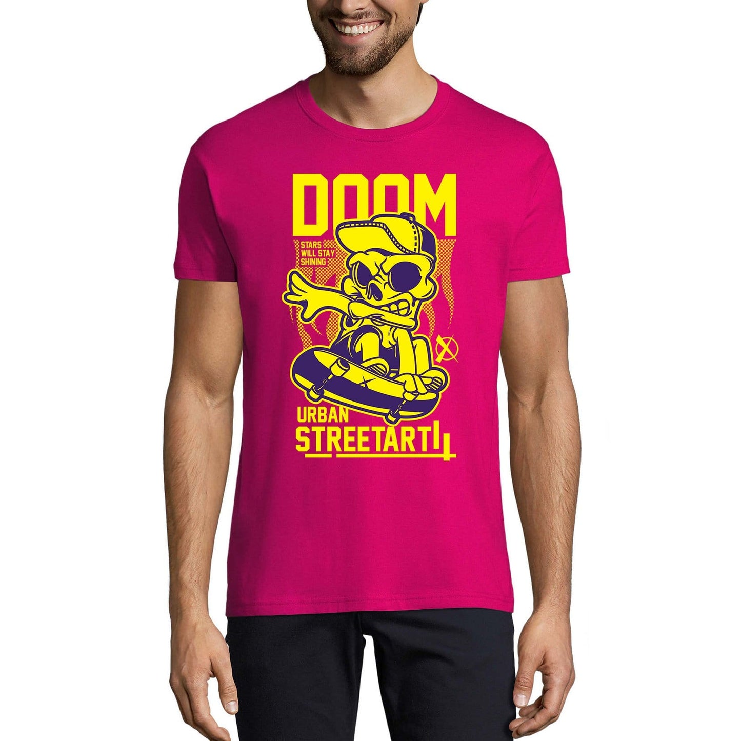 T-Shirt de nouveauté ULTRABASIC pour hommes Doom Urban Streetart-T-Shirt drôle