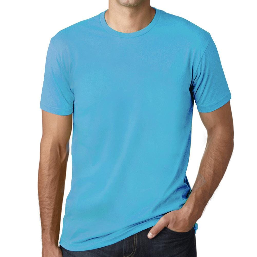 Simple Order Custom Men&#x27;s Crew Neck T-shirt Your multicolor design on the t-shirt color of your choice (43 colors)