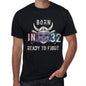 32 Ready To Fight Mens T-Shirt Black Birthday Gift 00388 - Black / Xs - Casual