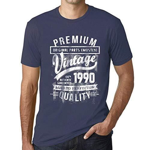 Ultrabasic - Homme T-Shirt Graphique 1990 Aged to Perfection Tee Shirt Cadeau d'anniversaire