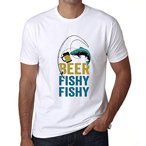 Ultrabasic - Homme T-Shirt Graphique Beer Fishy Fishy