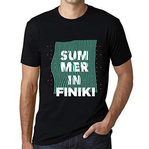 Ultrabasic - Homme Graphique Summer in FINIKI Noir Profond