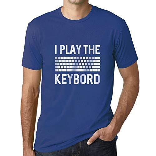 Ultrabasic - Homme T-Shirt Clavier de Joueur T-Shirt Cadeau Imprimé Tée-Shirt Royal