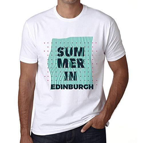 Ultrabasic - Homme Graphique Summer in Edinburgh Blanc