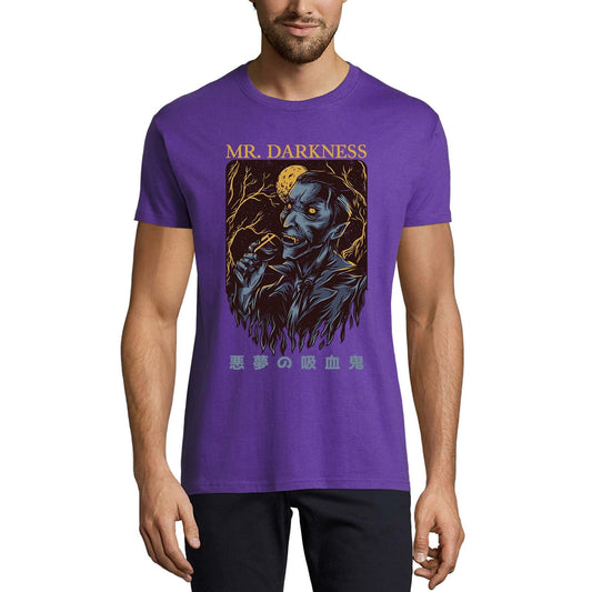 ULTRABASIC Herren-Neuheits-T-Shirt Mr. Darkness – Gruseliges Kurzarm-T-Shirt