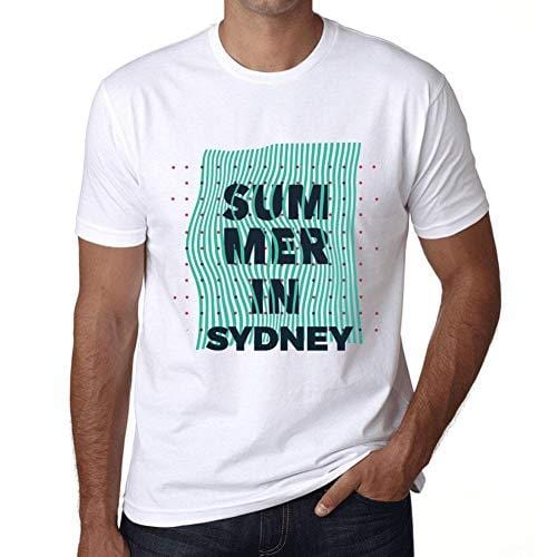 Ultrabasic - Homme Graphique Summer in Sydney Blanc
