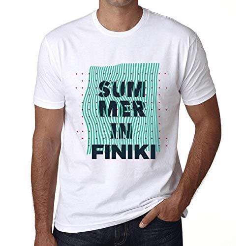 Ultrabasic – Homme Graphique Summer in FINIKI Blanc