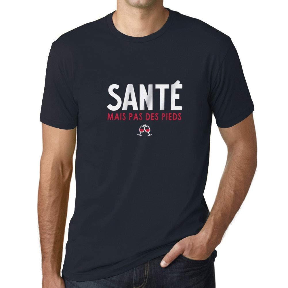 Ultrabasic - Homme Graphique Santé mais Pas des Pieds T-Shirt Imprimé Lettres