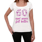 60 And Never Felt Better Womens T-Shirt White Birthday Gift 00406 - White / Xs - Casual