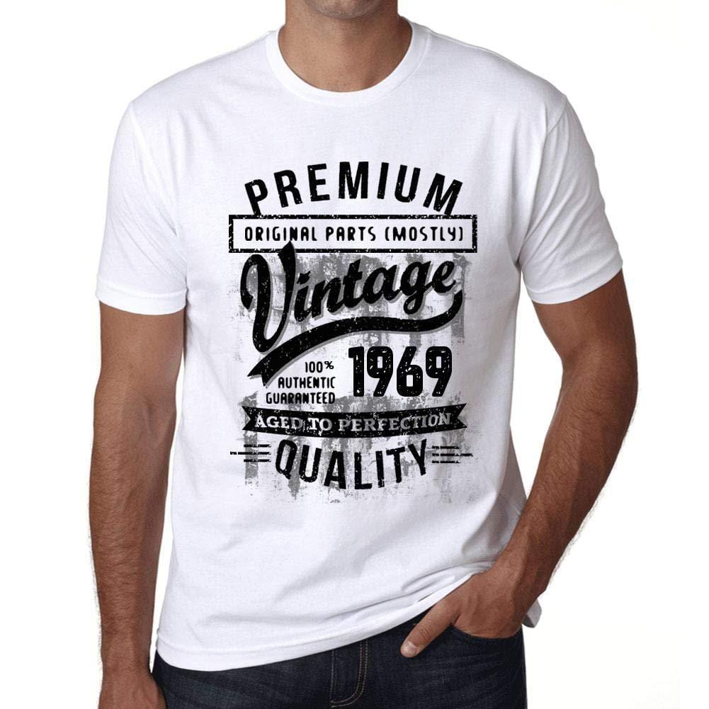 Ultrabasic - Homme T-Shirt Graphique 1969 Aged to Perfection Tee Shirt Cadeau d'anniversaire