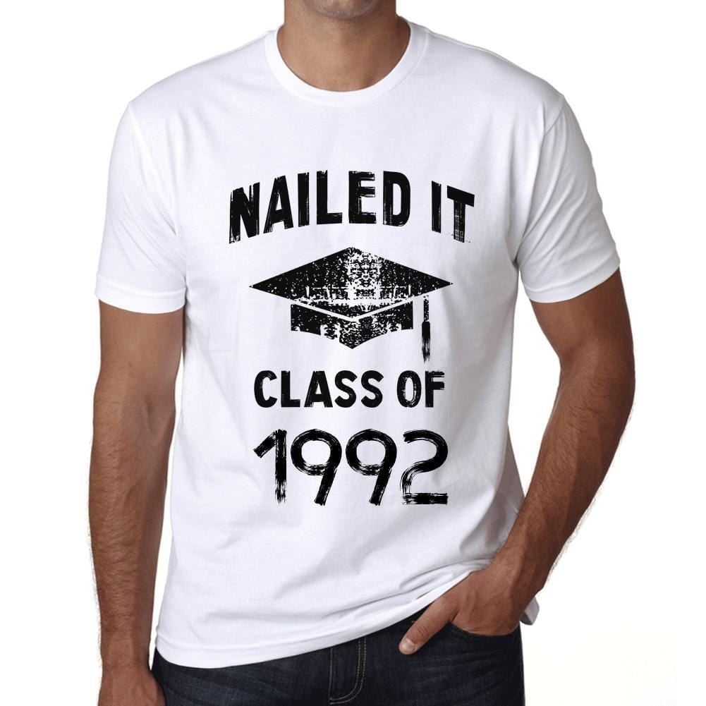 Homme T Shirt Graphique Imprimé Vintage Tee Nailed it Class of 1992