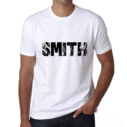 Ultrabasic ® Nom de Famille Fier Homme T-Shirt Nom de Famille Idées Cadeaux Tee Smith Blanc