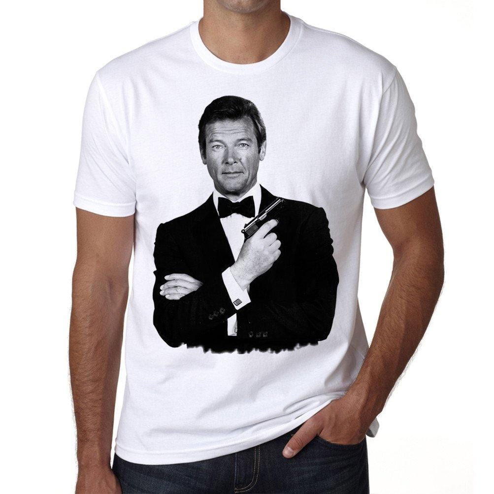 Roger Moore, t Shirt Homme, Roger Moore, Cadeau Homme