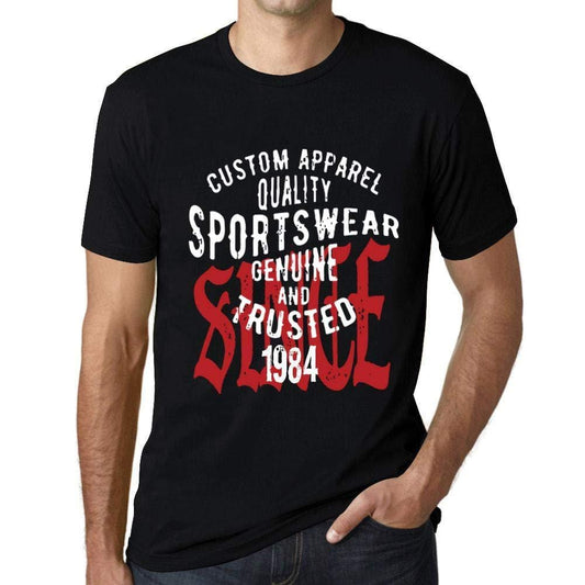 Ultrabasic - Homme T-Shirt Graphique Sportswear Depuis 1984 Noir Profond