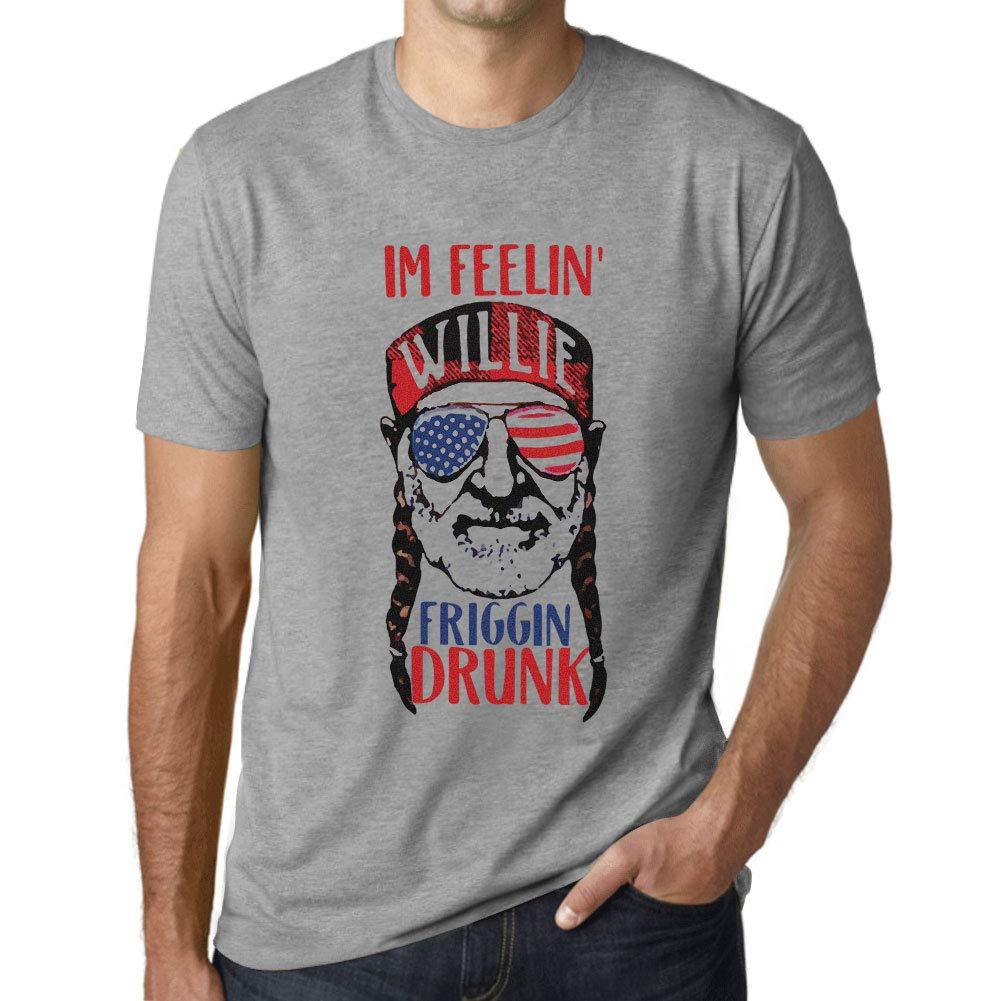 Ultrabasic - Graphique imprimé pour hommes Im Feelin Willie Friggin Drunk 4 juillet