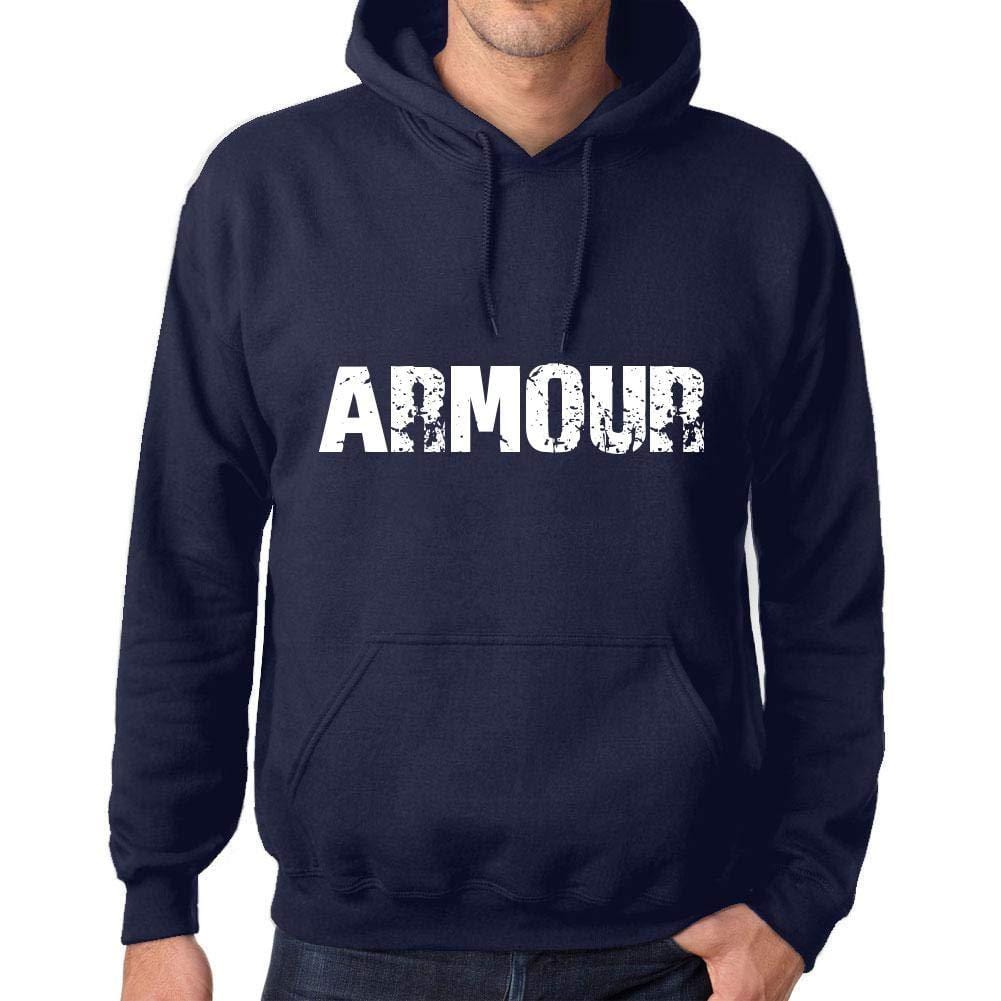 Ultrabasic Homme Femme Unisex Sweat à Capuche Hoodie Popular Words Armor French Marine