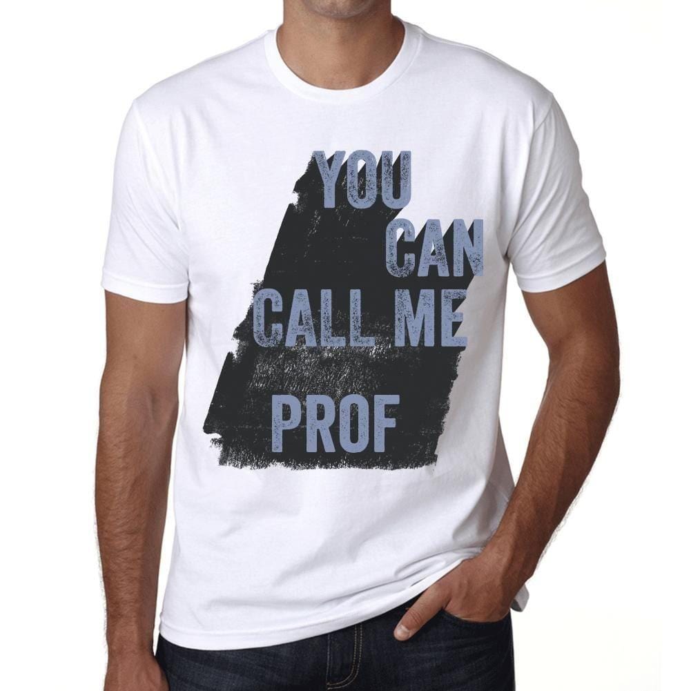 Homme Tee Vintage T Shirt Prof, You Can Call Me Prof