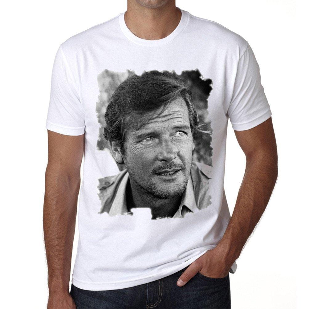 Roger Moore, t Shirt Homme, Roger Moore, Cadeau Homme