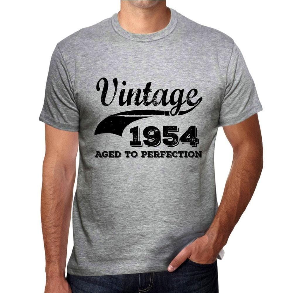 Homme Tee Vintage T Shirt Vintage vieilli à la Perfection 1954
