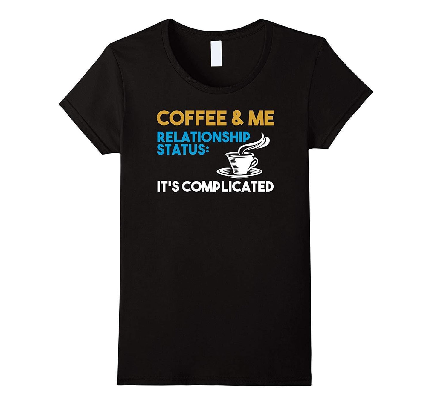 T-Shirt graphique pour amoureux du café, chemises amusantes pour les relations avec le café, Wowen 
