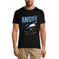 ULTRABASIC Herren-Grafik-T-Shirt Hey I'm Angry – Angry Whale – Vintage-Shirt