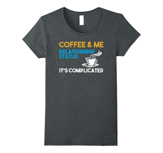 Grafik-T-Shirt Kaffeeliebhaber-T-Shirt Lustige Kaffee-Beziehungshemden Wowen 