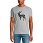 ULTRABASIC Herren-Grafik-T-Shirt Raindeer – Nature Wild Hunter Shirt für Männer