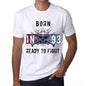 93 Ready To Fight Mens T-Shirt White Birthday Gift 00387 - White / Xs - Casual