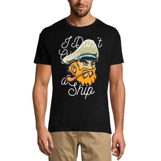 ULTRABASIC Herren T-Shirt I Don't Give a Ship - Kapitän Zitat Shirt für Männer