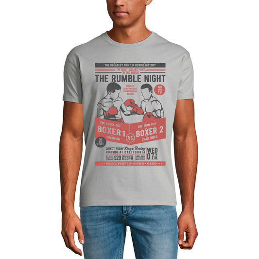 ULTRABASIC Herren Box-T-Shirt Greatest Fight World – Rumble Night T-Shirt