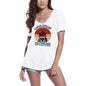 T-Shirt femme ULTRABASIC café épelé à l'envers est Eeffoc - Tee Shirt drôle humour chat