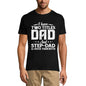 ULTRABASIC Men's Graphic T-Shirt I Have Two Titles Dad and Step-Dad - I Rock Them Both