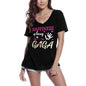 T-shirt ULTRABASIC pour femmes Le bonheur est d'être un tee-shirt Gaga pour dames