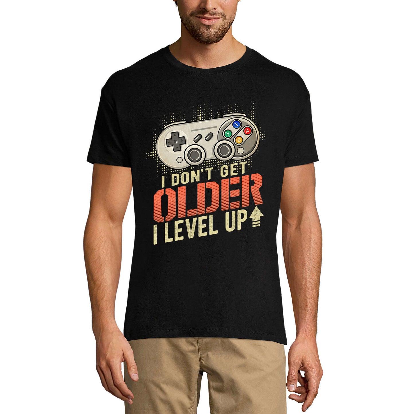 ULTRABASIC Men's Gaming T-Shirt I Don't Get Older I Level Up - Gamer Birthday Gift